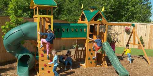 $1,000 Off KidKraft Mockingbird View Swing Set at Sam’s Club + Free Delivery