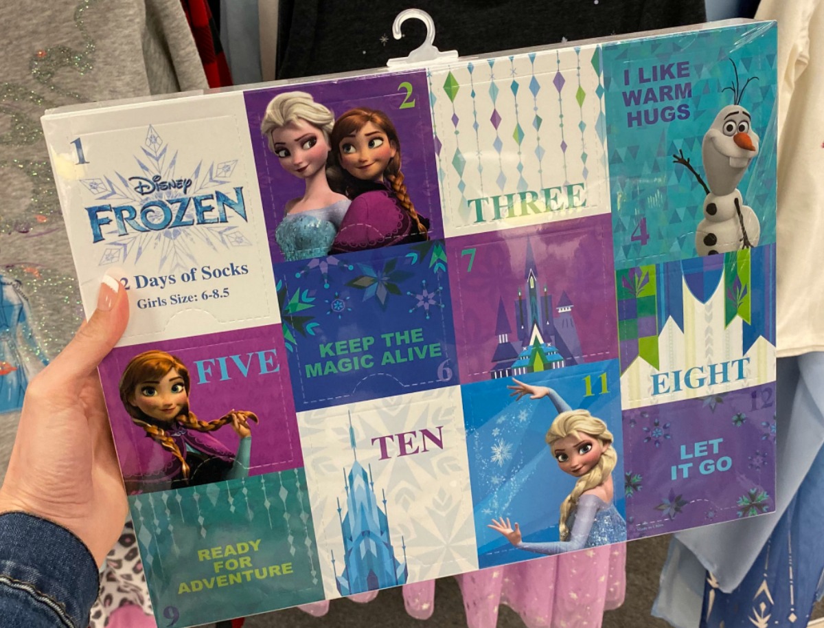 Kohl's Frozen 2 Socks Advent Calendar