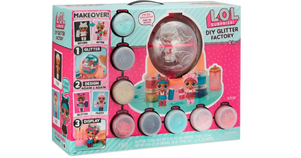 LOL Surprise DIY Glitter Factory in box