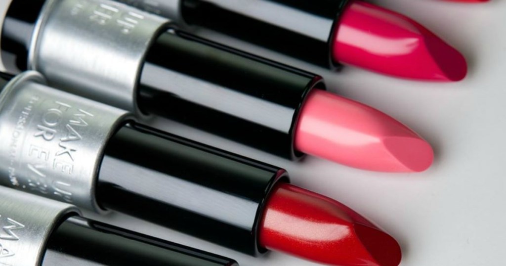 various colors of Make Up For Ever Artist Rouge Lipstick