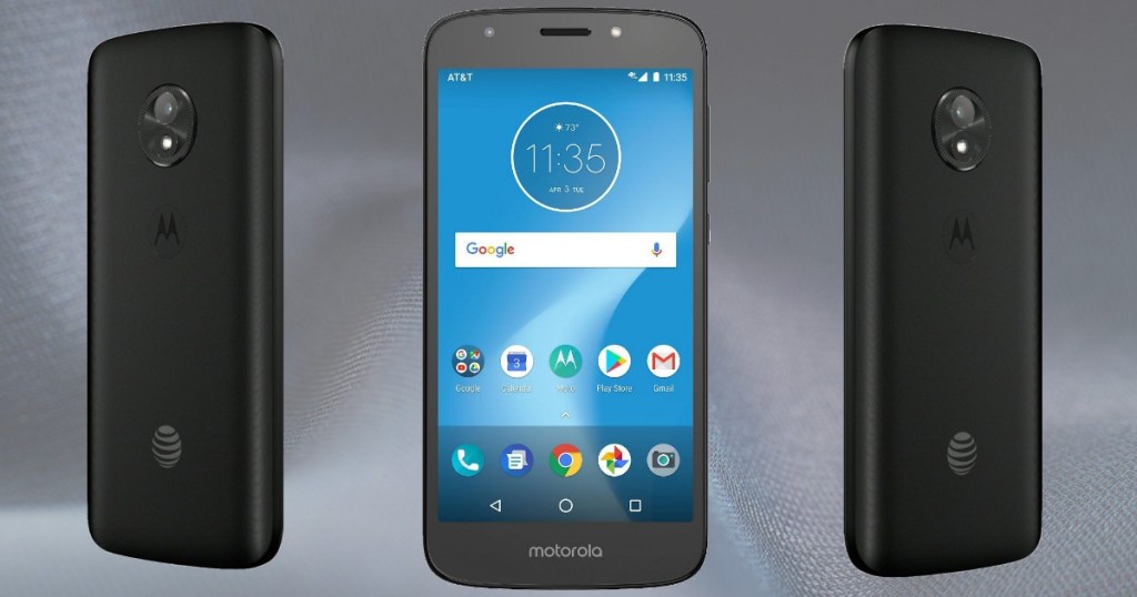 Motorola Phone at three angles