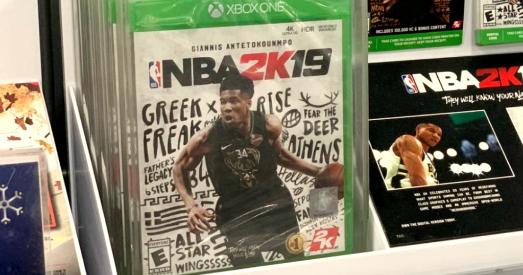 NBA2K19 Vide Game on display in-store