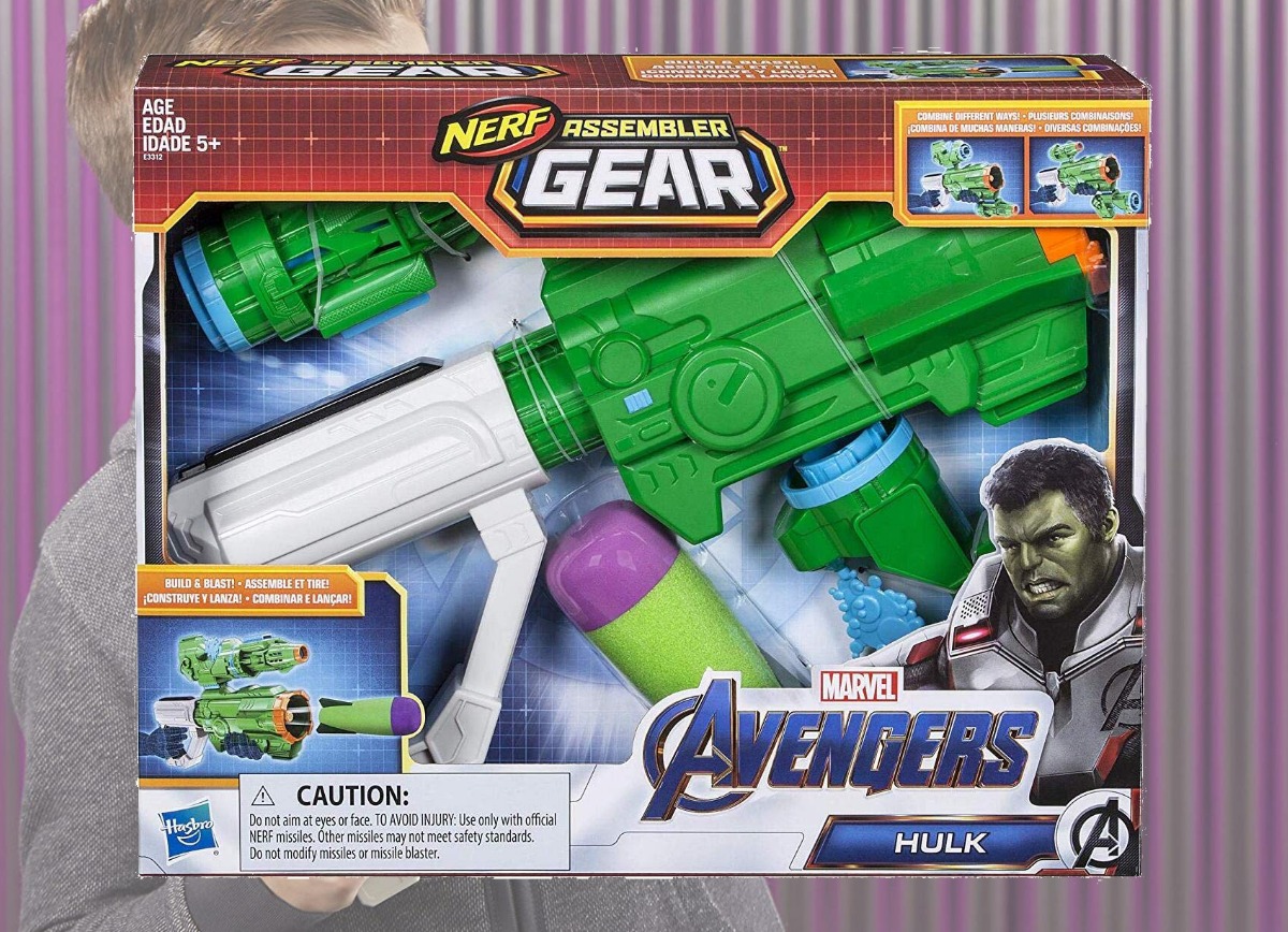 Hulk themed nerf set