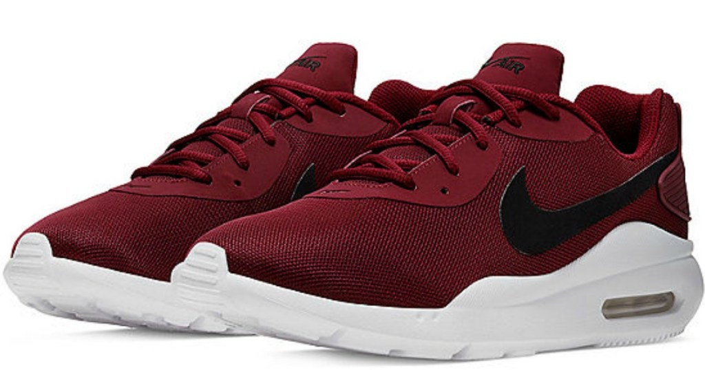 maroon Nike Air Max Oketo Men's Running Shoes