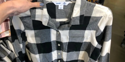 Old Navy Flannels for the Whole Family as Low as $8 (Regularly $20-$37)