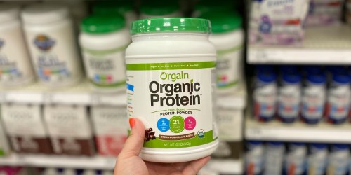 50% Off Orgain Organic Plant-Based Protein Powder After Cash Back at Target