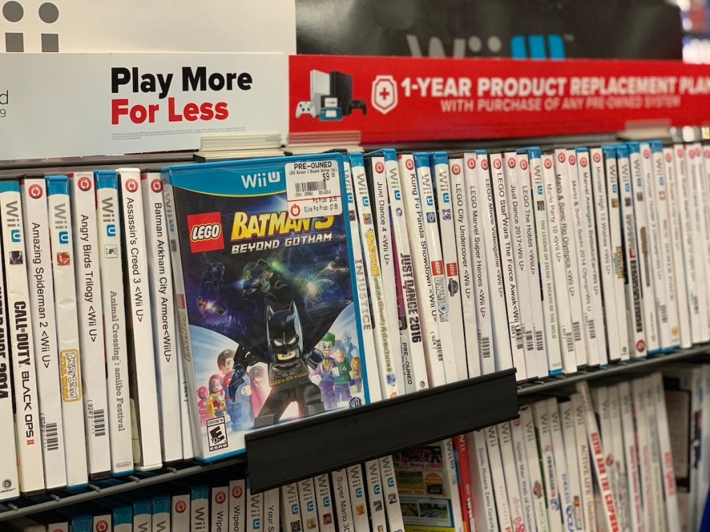 Pre-Owned Games at Gamestop Wii U