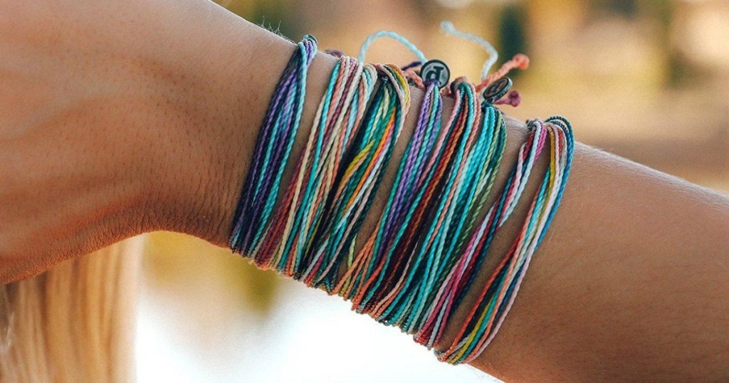 Woman wearing Pura Vida Bracelets