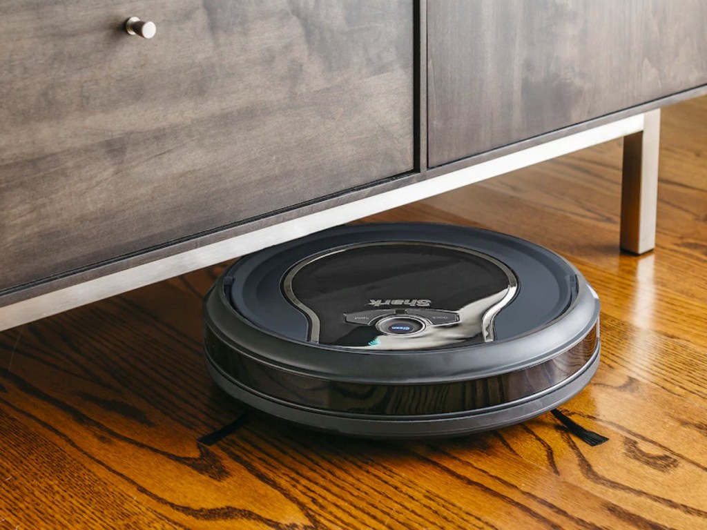 Shark ION vacuum under a dresser