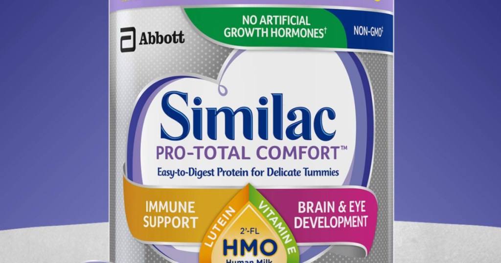 canister of similac pro total comfort