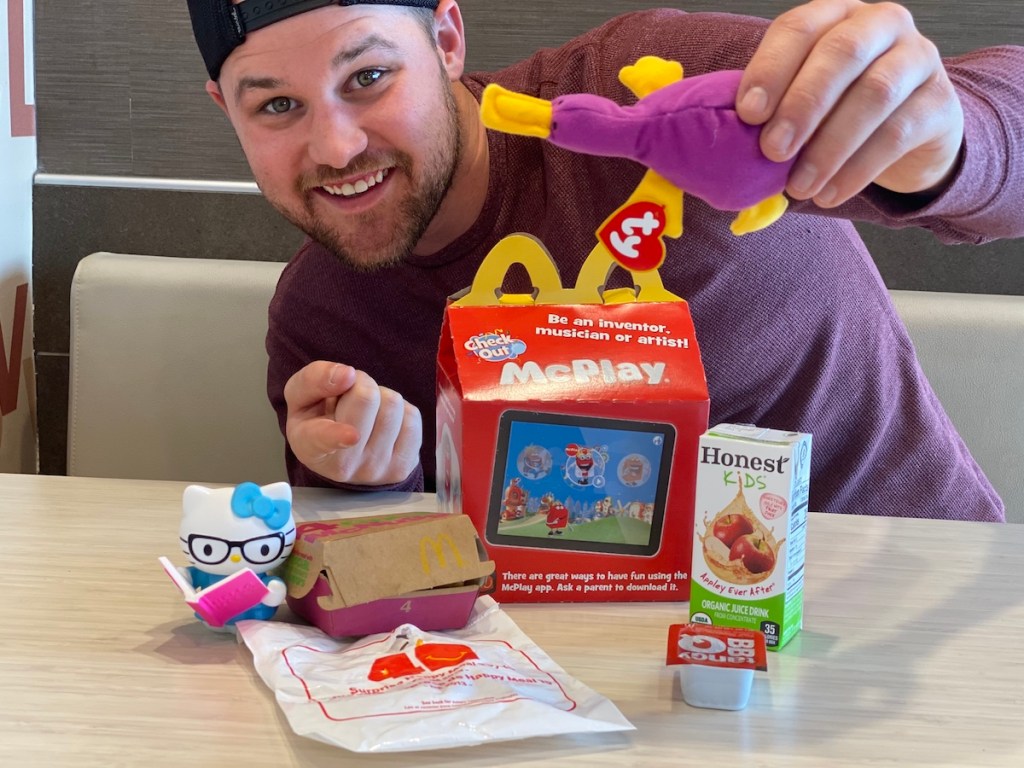 Stetson with McDonald's Happy Meal good grades freebies