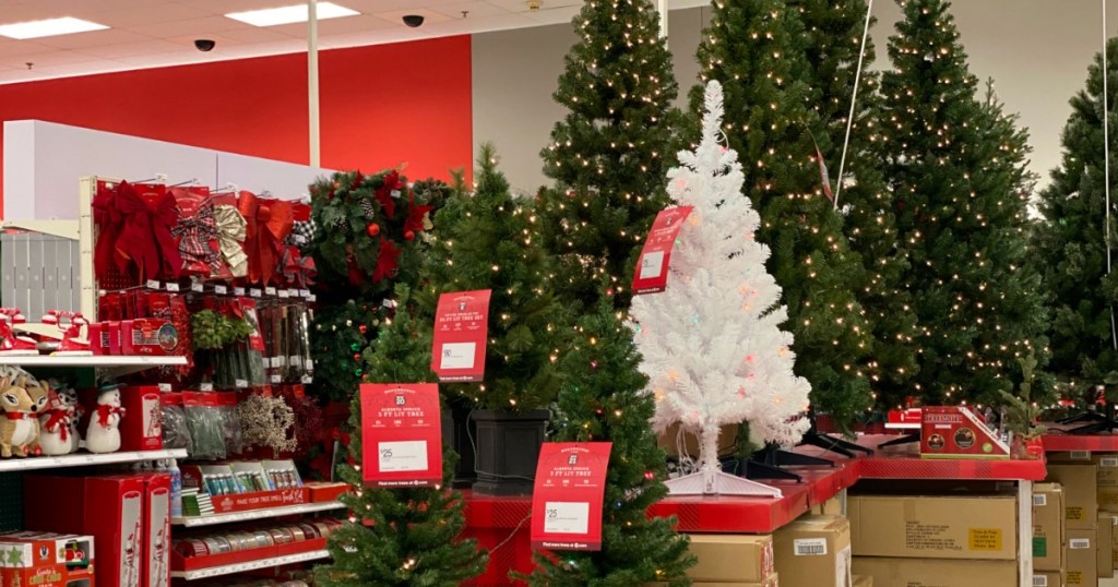 Wondershop aisle in Target with Christmas decor