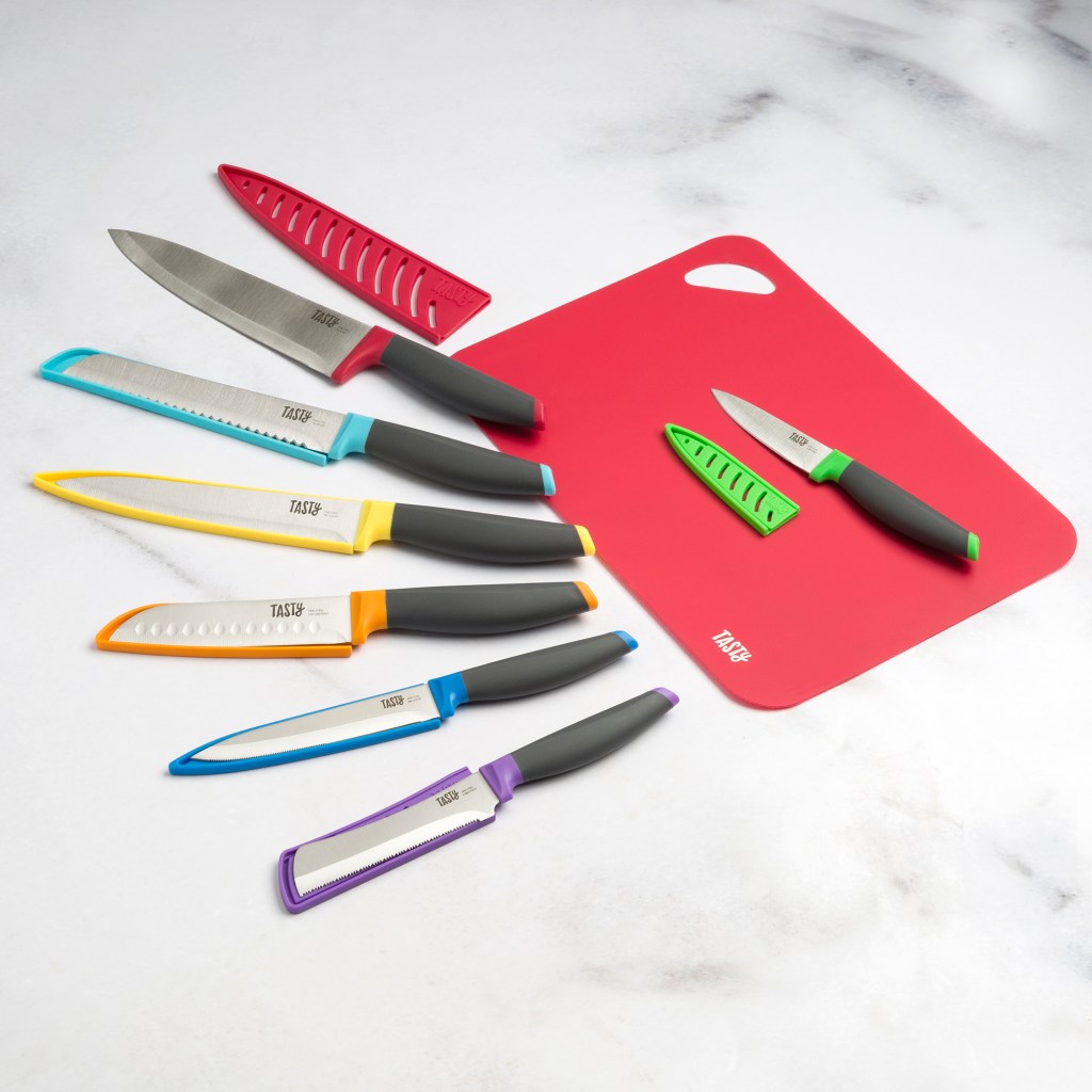 Tasty Cutlery Set laid out on marble counter