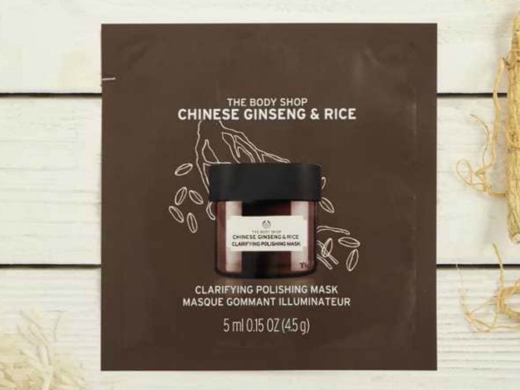 Chinese Ginseng & Rice Clarifying Polishing Mask Packette