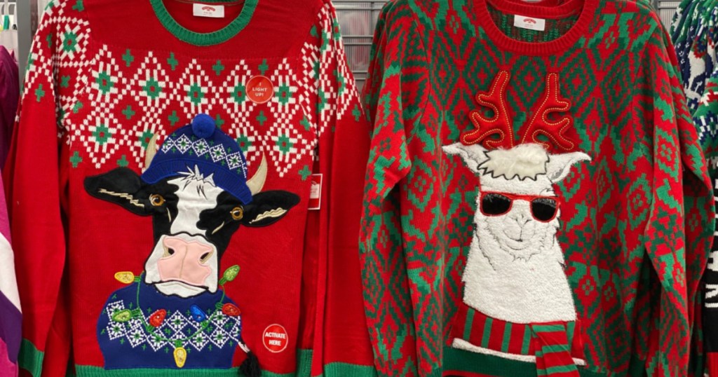 ugly chirstmas sweaters at walmart