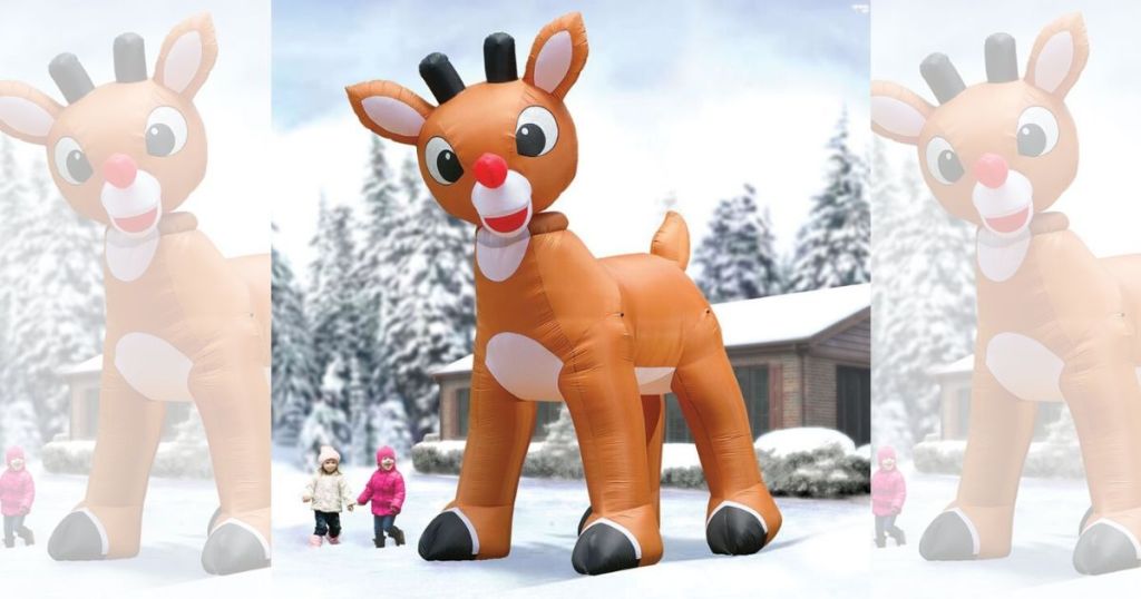 15-foot-tall Inflatable Rudolph
