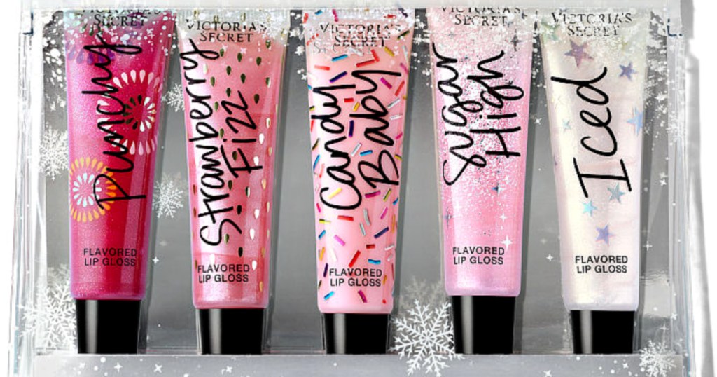 victorias secret lip gloss gift set