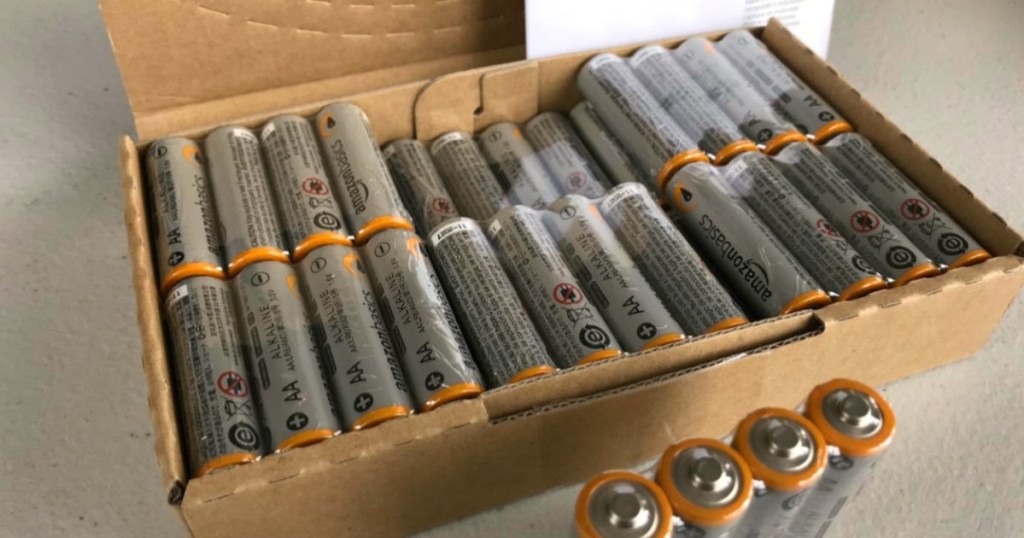 amazonbasics aa batteries in a box