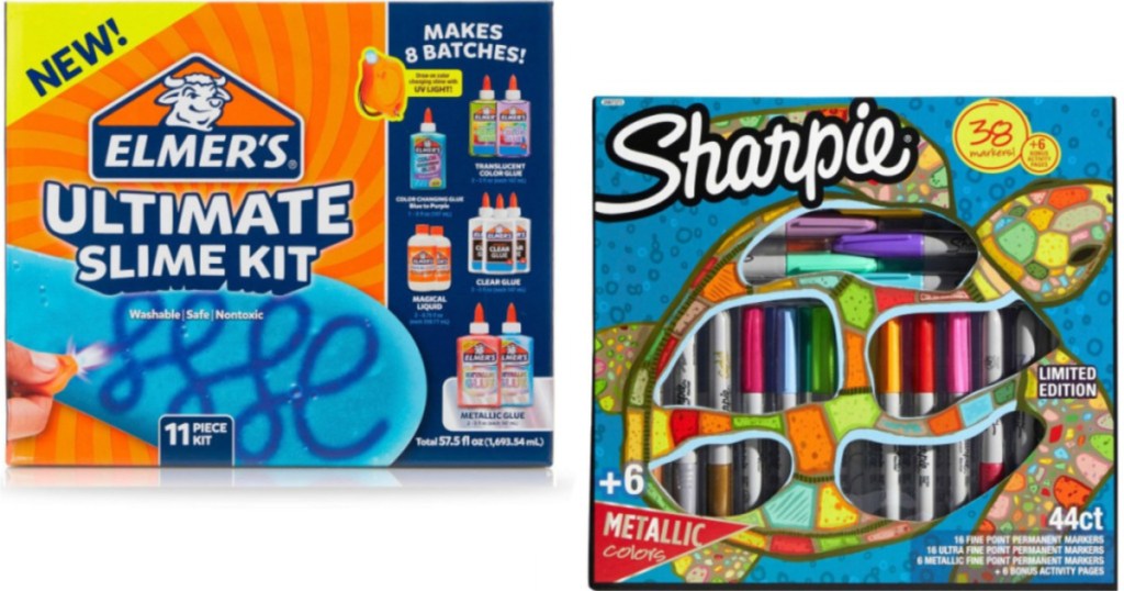 elmers slime kit and sharpie kit