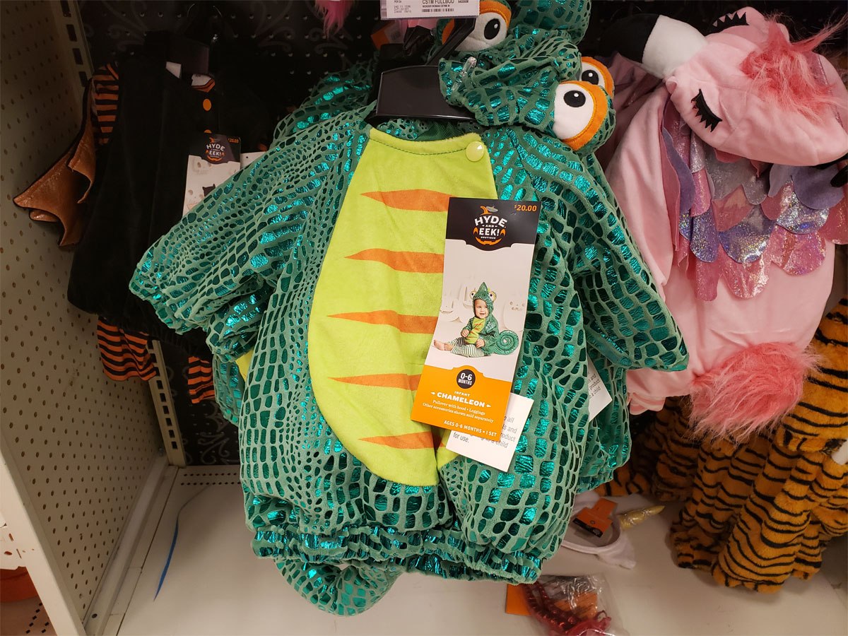 baby chameleon costume at Target