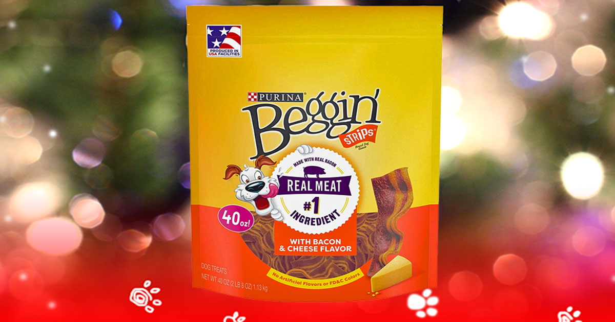Purina Beggin Strips dog treats stock image