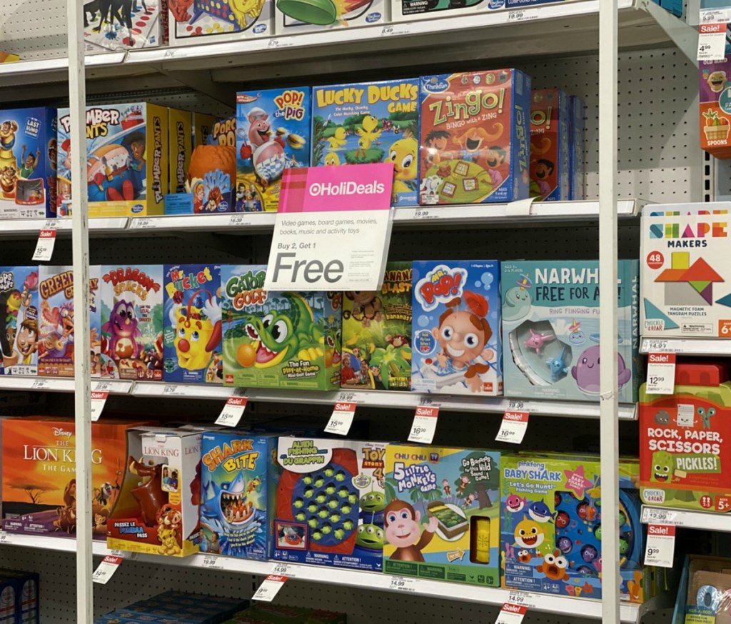 board games at Target