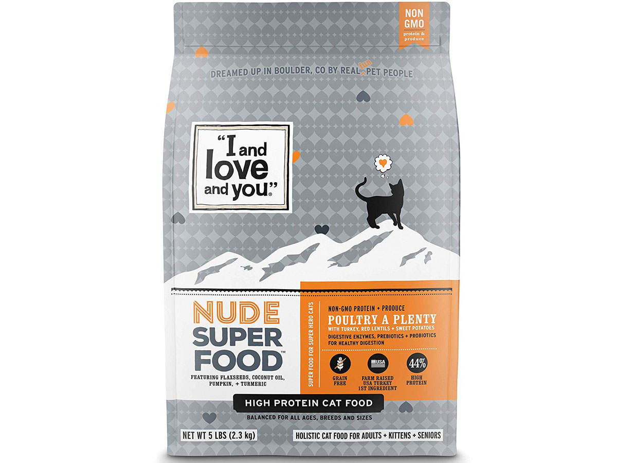 "I and love and you" Nude Dry 5lb Cat Food