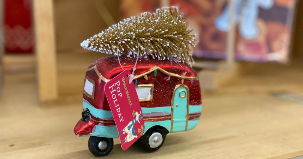 vintage car Christmas ornament at World Market