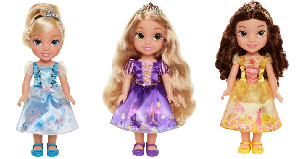 three disney princess explore your world dolls