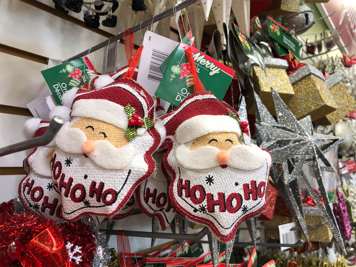 Santa ornaments