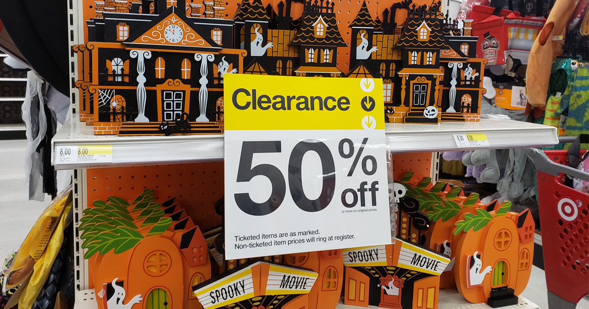 50% off Halloween Clearance at Target