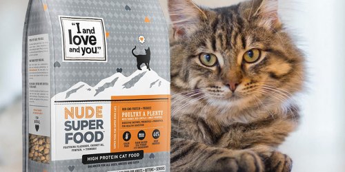 “I and love and you” Dry Cat Food 5-Pound Bag Only $6.65 Shipped at Amazon (Regularly $16)