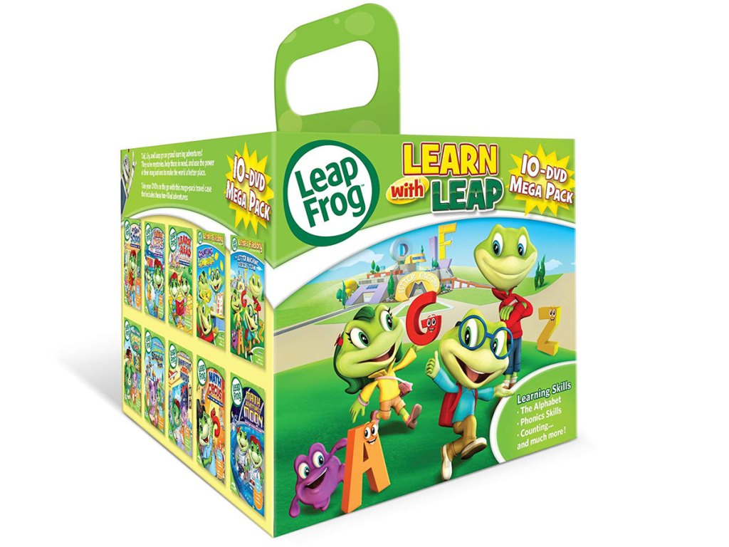 Leap Frog Learn with Leap 10 dvd mega pack stock image 