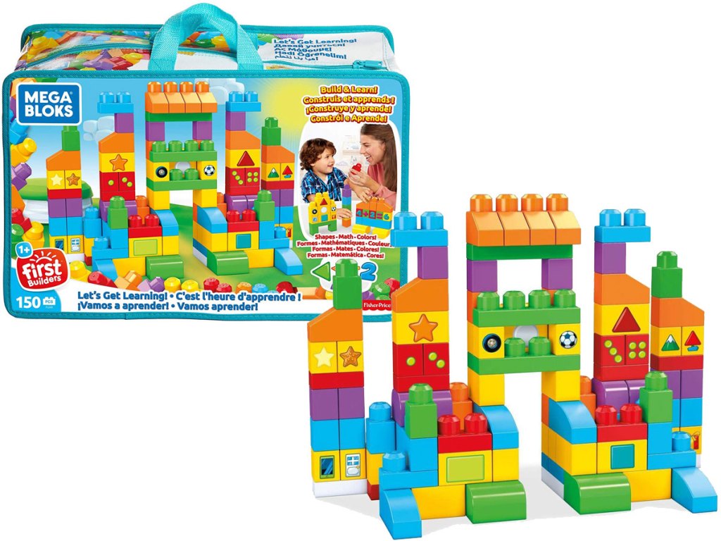 Mega Bloks Let's Get Learning 150-Piece Building Set