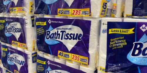 HUGE 45-Pack of Member’s Mark Bath Tissue Only $16.98 After Cash Back at Sam’s Club