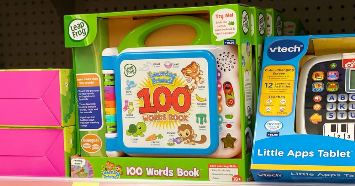 leapfrog 100 words book toy at walgreens