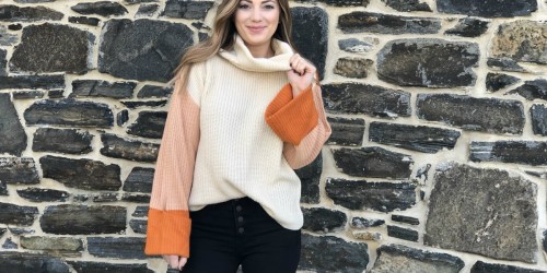 Is this Popular Amazon Color Block Sweater Better than Pumpkin Spice?