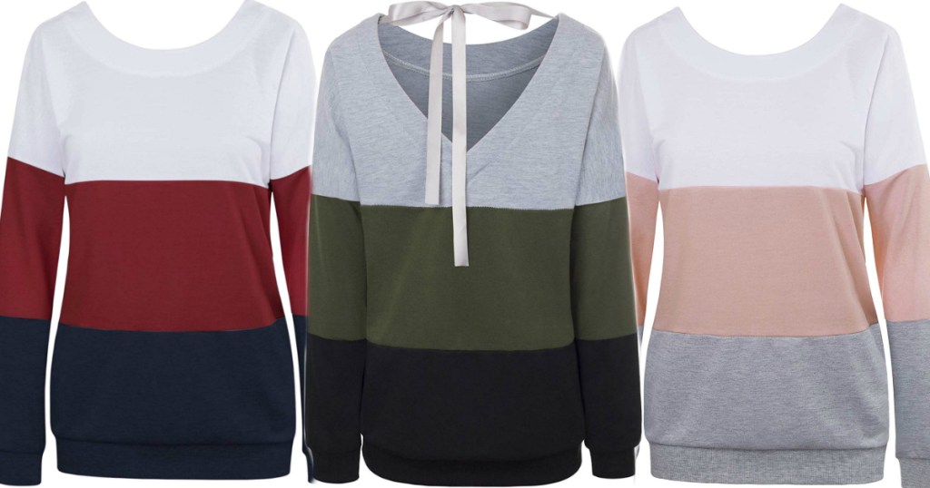 womens-color-block-shirts-amazon