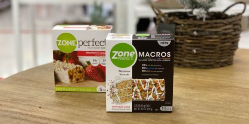 ZonePerfect Macros Bars 5-Count Just $1.84 Each After Cash Back at Target (Regularly $7)