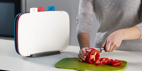 Joseph Joseph 5-Piece Cutting Board Set Just $16.99 at Zulily | Color Coded Boards