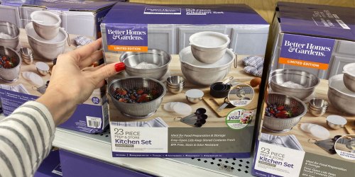 Better Homes & Gardens 23-Piece Stainless Steel Prep Set as Low as $5 at Walmart | In-Store Only