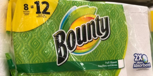 Bounty Select-A-Size 8 Pack GIANT Rolls Only $8 at Office Max | Just $1 Per Roll