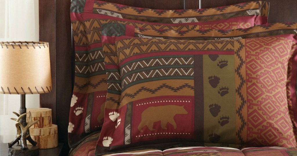 Cabin Bedding Shams from Walmart
