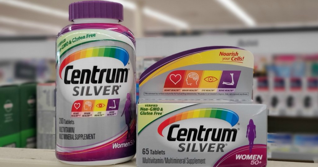 Centrum Products on shelf