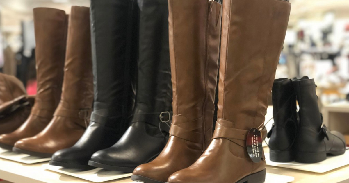 madixe boots on display in store