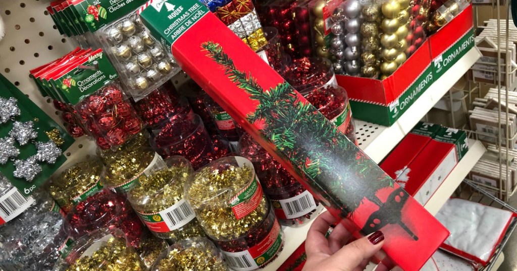 Mini Christmas Tree at Dollar Tree