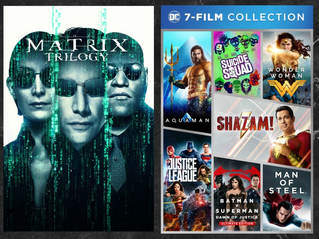 Matrix & DC Movie collections from Fandango