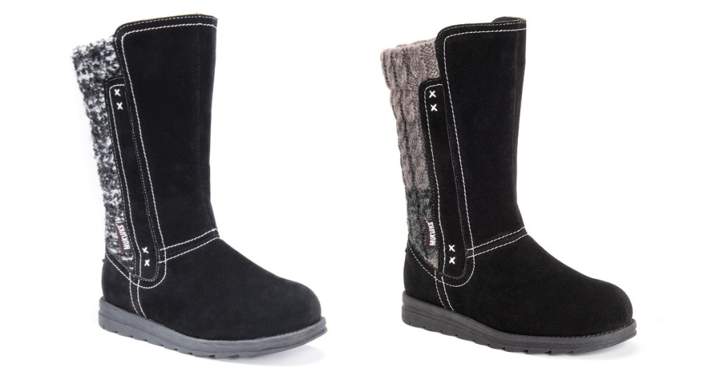 two womens muk luks boots