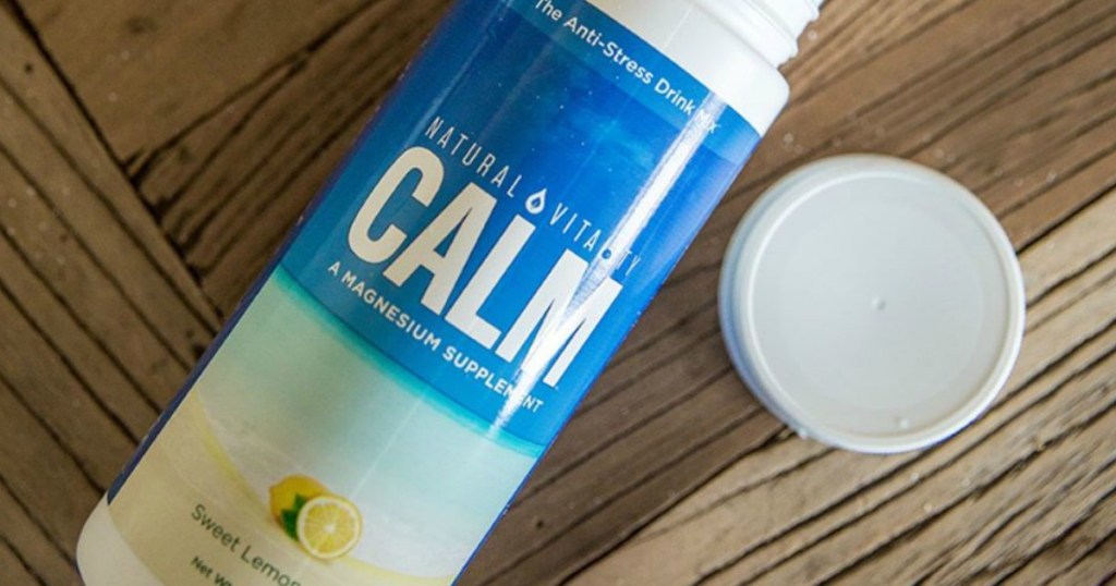 Natural Calm lemon drink mix