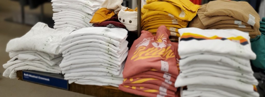 Old Navy Boys Tees on table